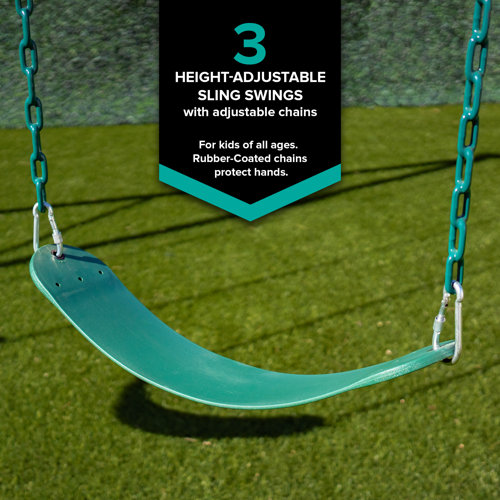 Sportspower Everest 9.5' Metal Swing Set & Reviews Wayfair